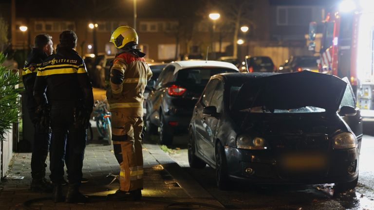 De brandweer had het vuur snel onder controle (foto: Sander van Gils/SQ Vision).