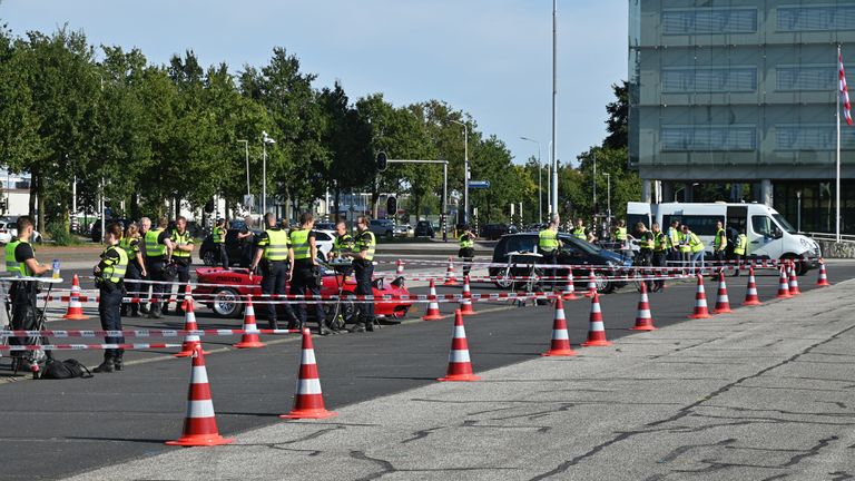 Een beeld van de controle (foto: Perry Roovers/SQ Vision).