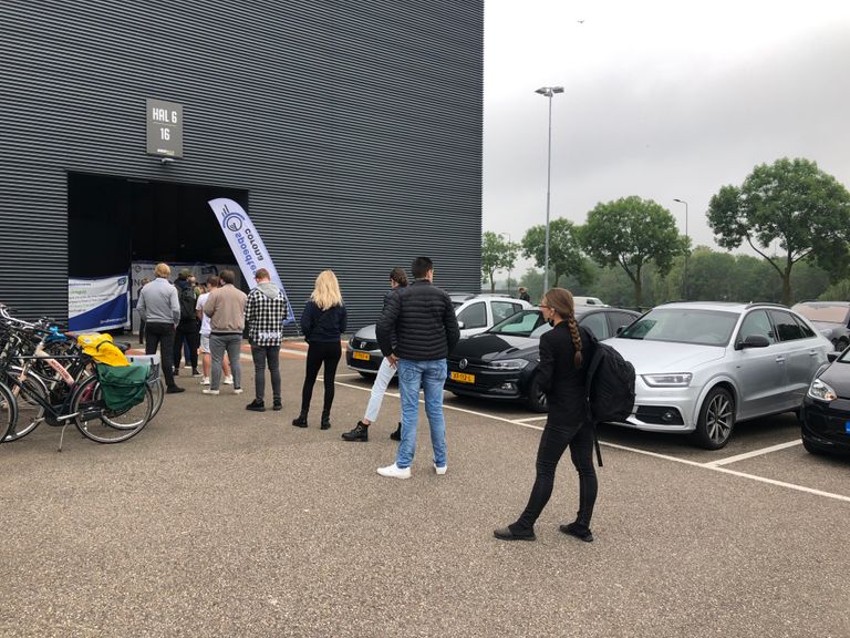 Ook in Den Bosch is het druk bij het Testen voor Toegang (foto: Imke van de Laar).