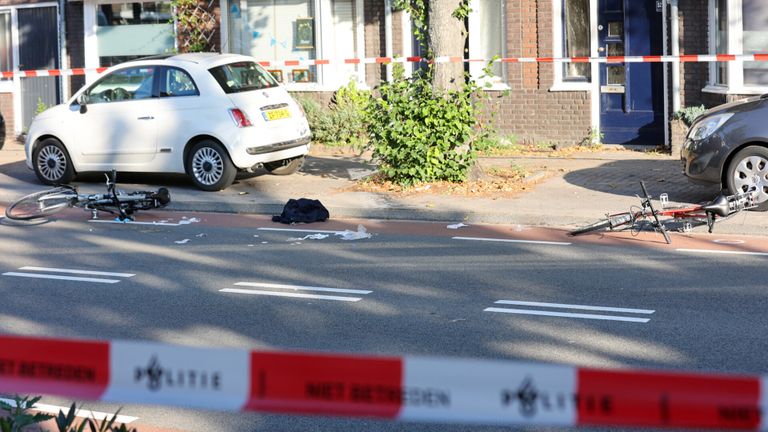 De fietsen als stille getuigen op de Mecklenburgstraat in Eindhoven (foto: Arno van der Linden/SQ Vision).