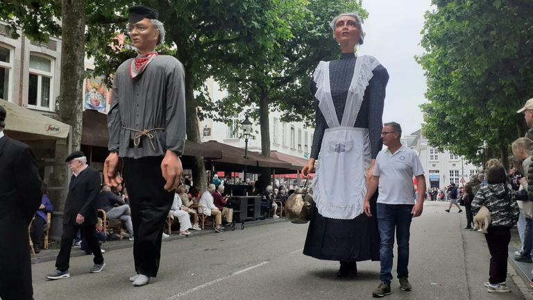 Reus Jas (links). En reus Hanne mî de Moor van Liempde in actie (foto: Jan Ketelaars).