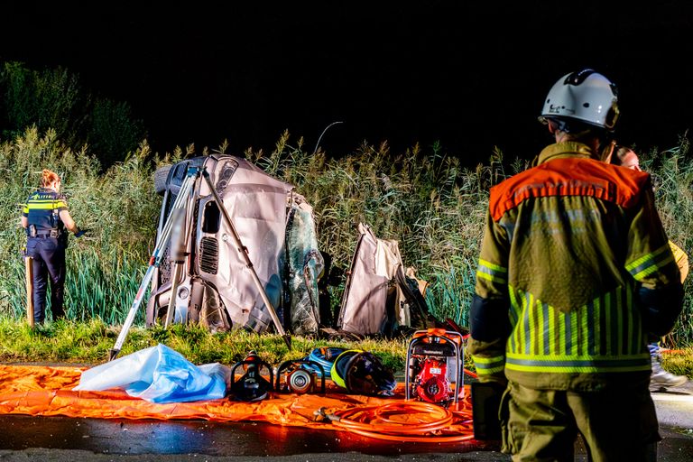 Hoe het mis kon gaan op de Almweg wordt onderzocht (foto: Jurgen Versteeg/SQ Vision).