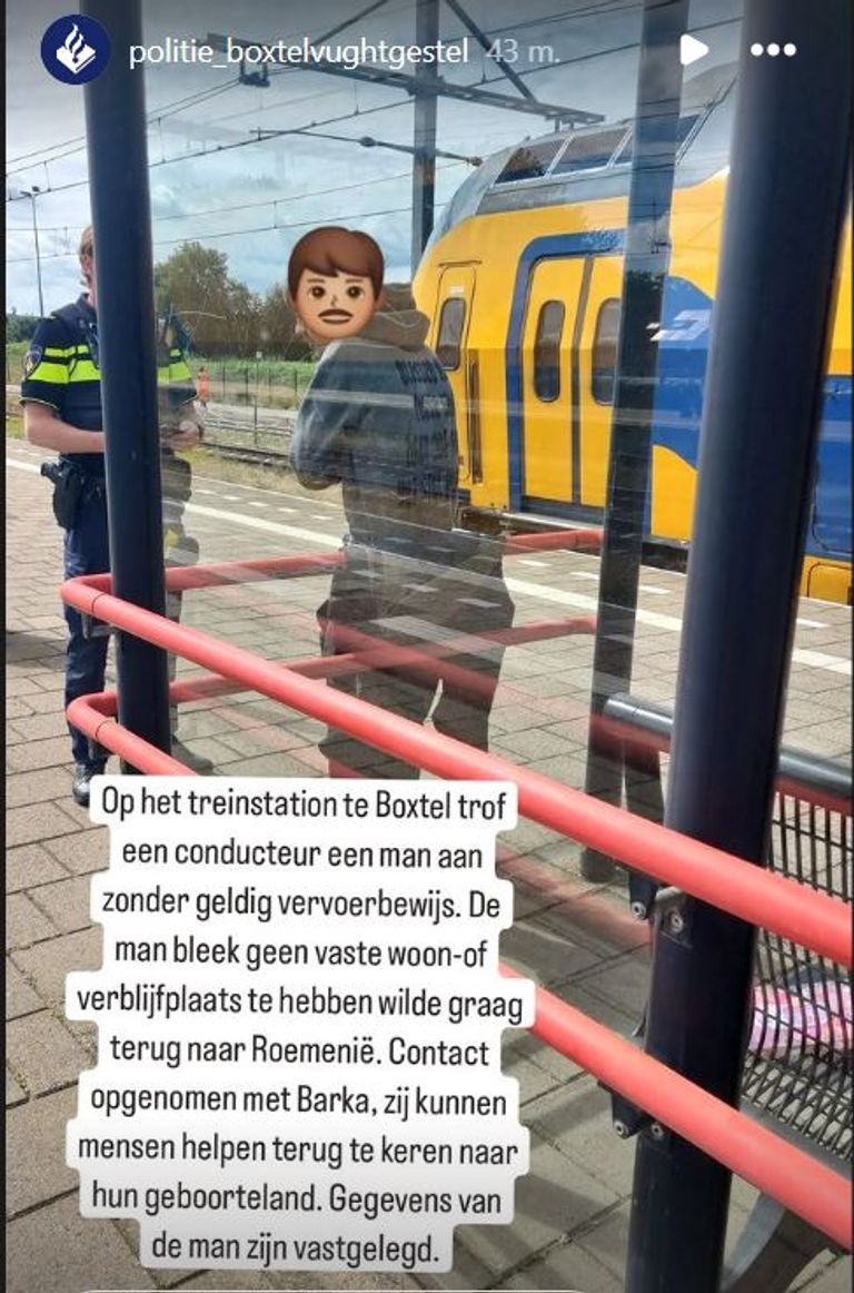 Foto: Instagram politie Boxtel-Vught-Gestel