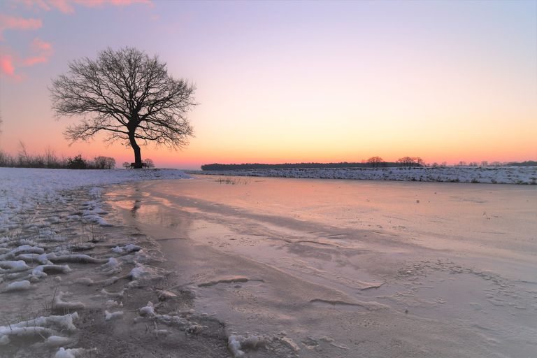 Zonsopkomst in Vinkel (Foto: Alex van den Akker).