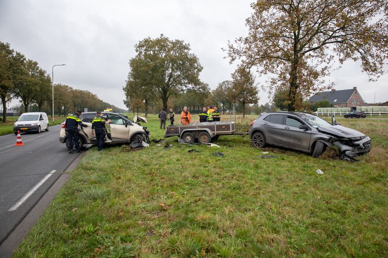 De situatie na het ongeluk (foto: Christian Traets/SQ Vision).