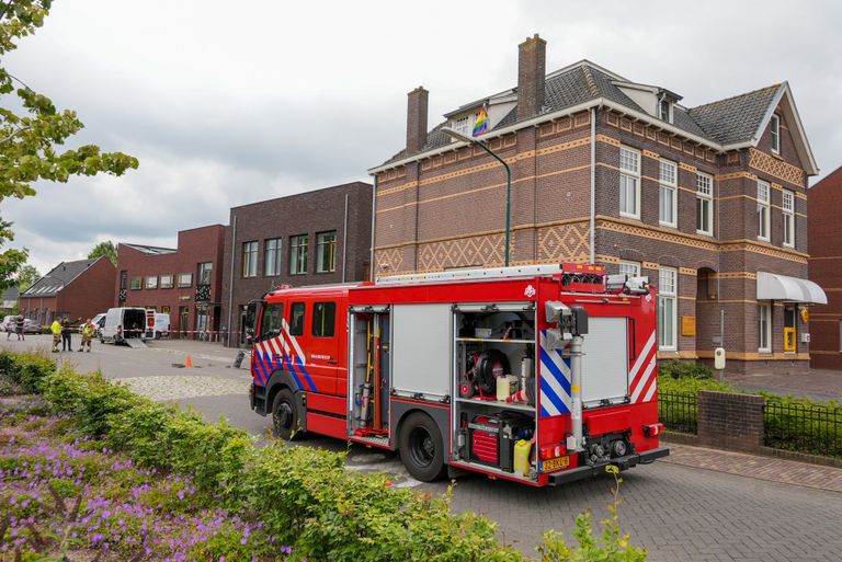 De gaslekken ontstonden aan de Kloosterstraat in Oijen (foto: Gabor Heeres/SQ Vision).