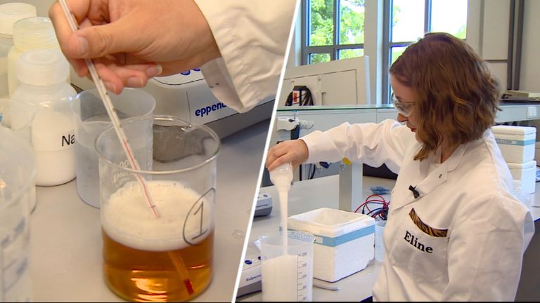 De ultieme test door Eline (foto: Omroep Brabant). 