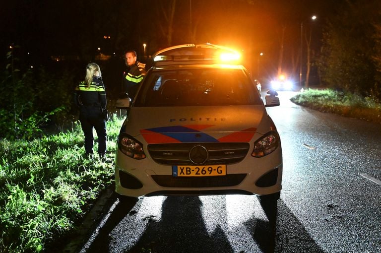 Vanwege het ongeluk aan de Elleboog in Breda werd onder meer de politie gewaarschuwd (foto: Perry Roovers/SQ Vision).