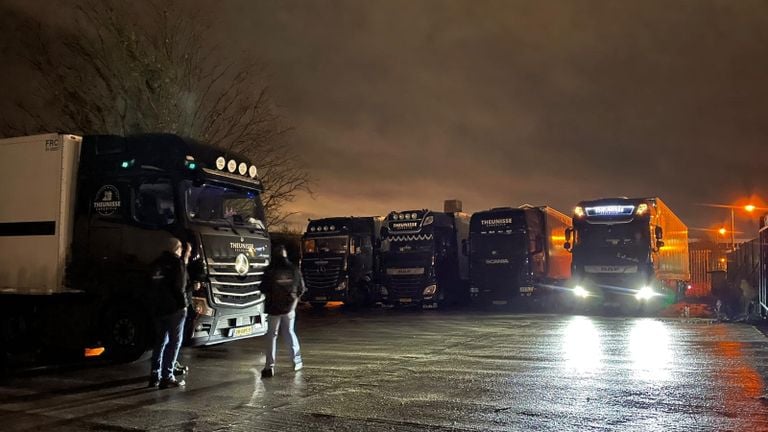 Frans hoopt met zijn collega's op tijd thuis te zijn voor kerst. (foto: Bas Timmermans)