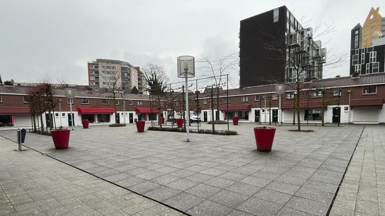 Het Baekelandplein in Eindhoven (foto: Jan Waalen). 