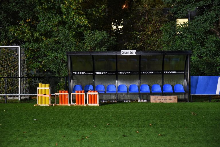 Mortierbommen bij het trainingsveld van Willem II