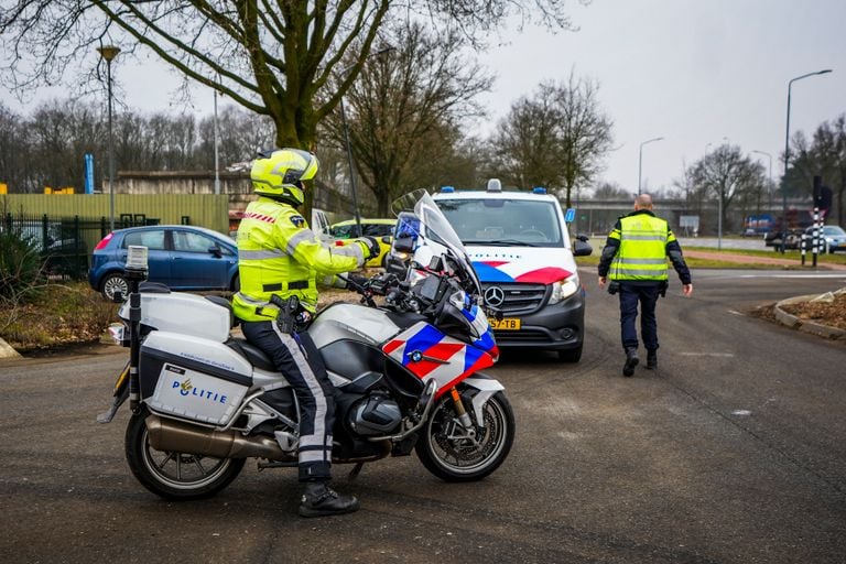 Ook de politie werd ingeschakeld (foto: SQ Vision).