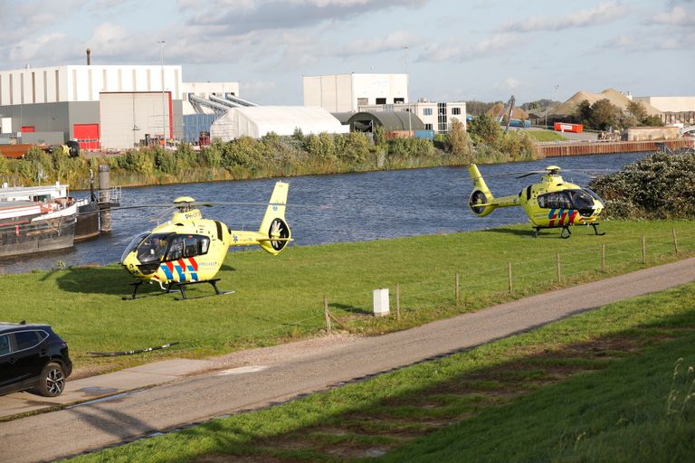 Ook twee traumahelikopters werden ingezet (foto: Christian Traets/SQ Vision).