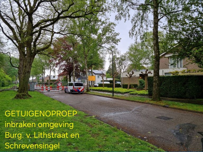 De inbrekers sloegen toe in Schijndel en Veghel (foto: X/Wijkagent Ger Roumen).