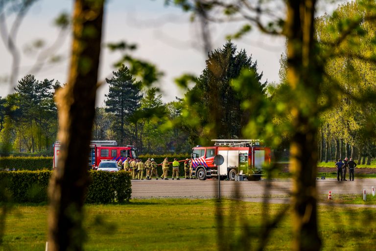 Politie en brandweer waren massaal aanwezig (foto: SQ Vision Mediaprodukties).