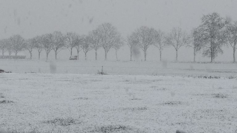 Het werd wit in Molenschot (foto: An Roelen).