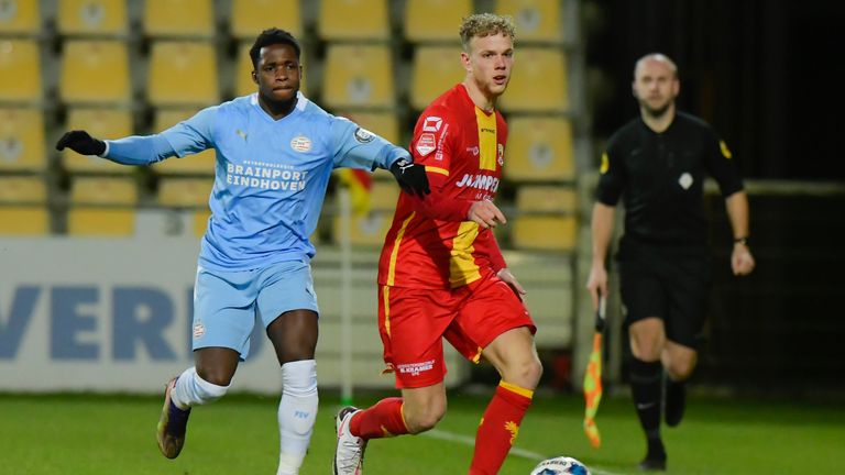 Jong PSV verloor van Go Ahead Eagles. Foto: OrangePictures.