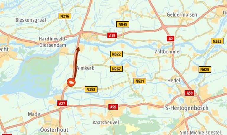 Foto: X/VANWB Verkeersinformatie