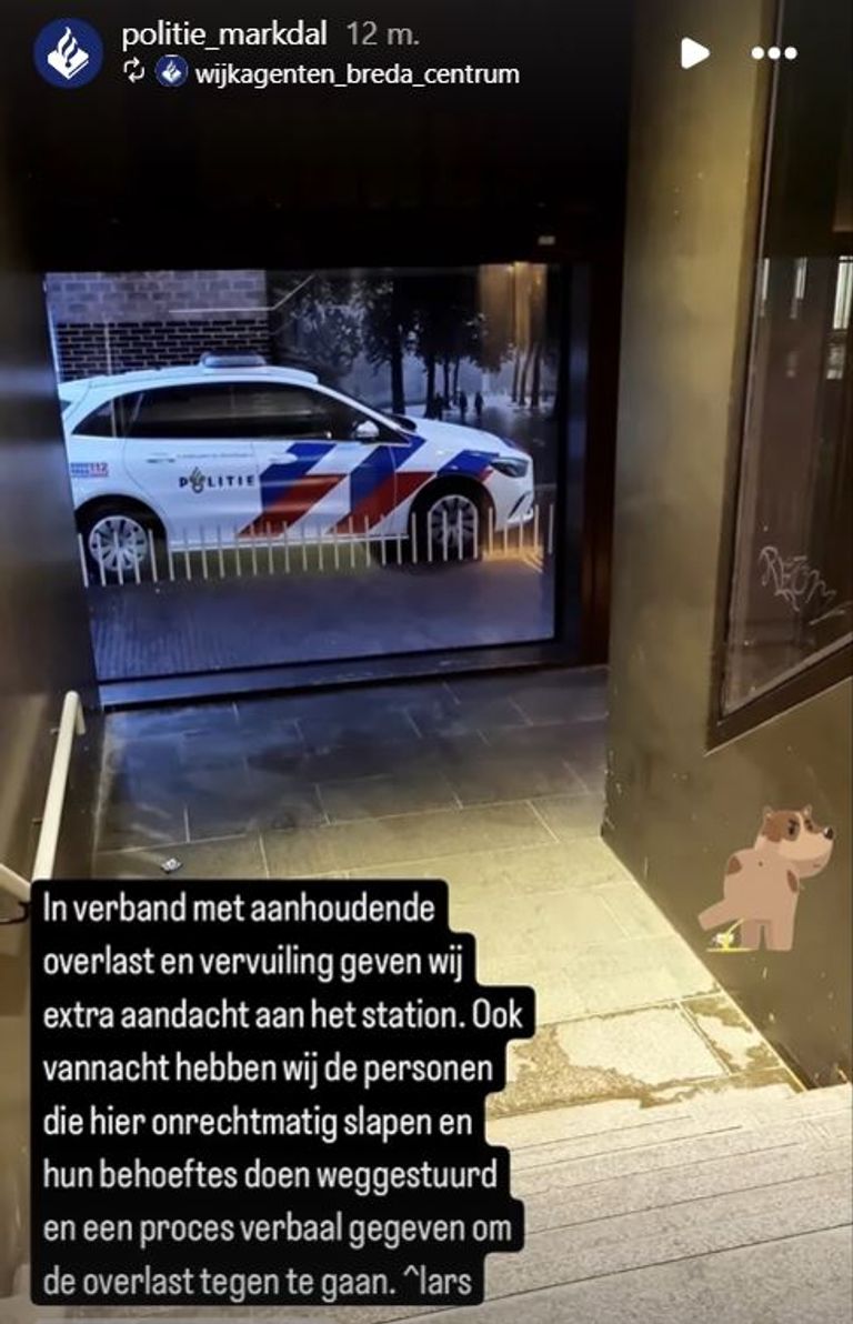 Foto: Instagram politie Markdal