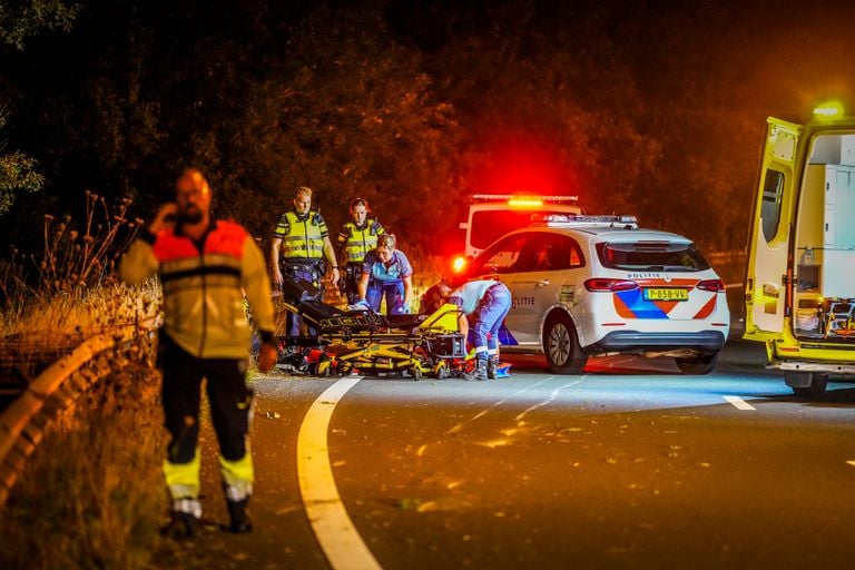 Het ongeluk gebeurde op de verbinding van de A50 met de A2 (foto: SQ Vision).