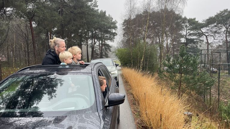 De familie Butterhoff uit Heemstede zit eerste rang