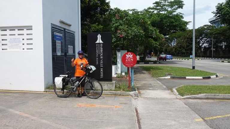 Aangekomen in Singapore (foto: Angela Viljeer).