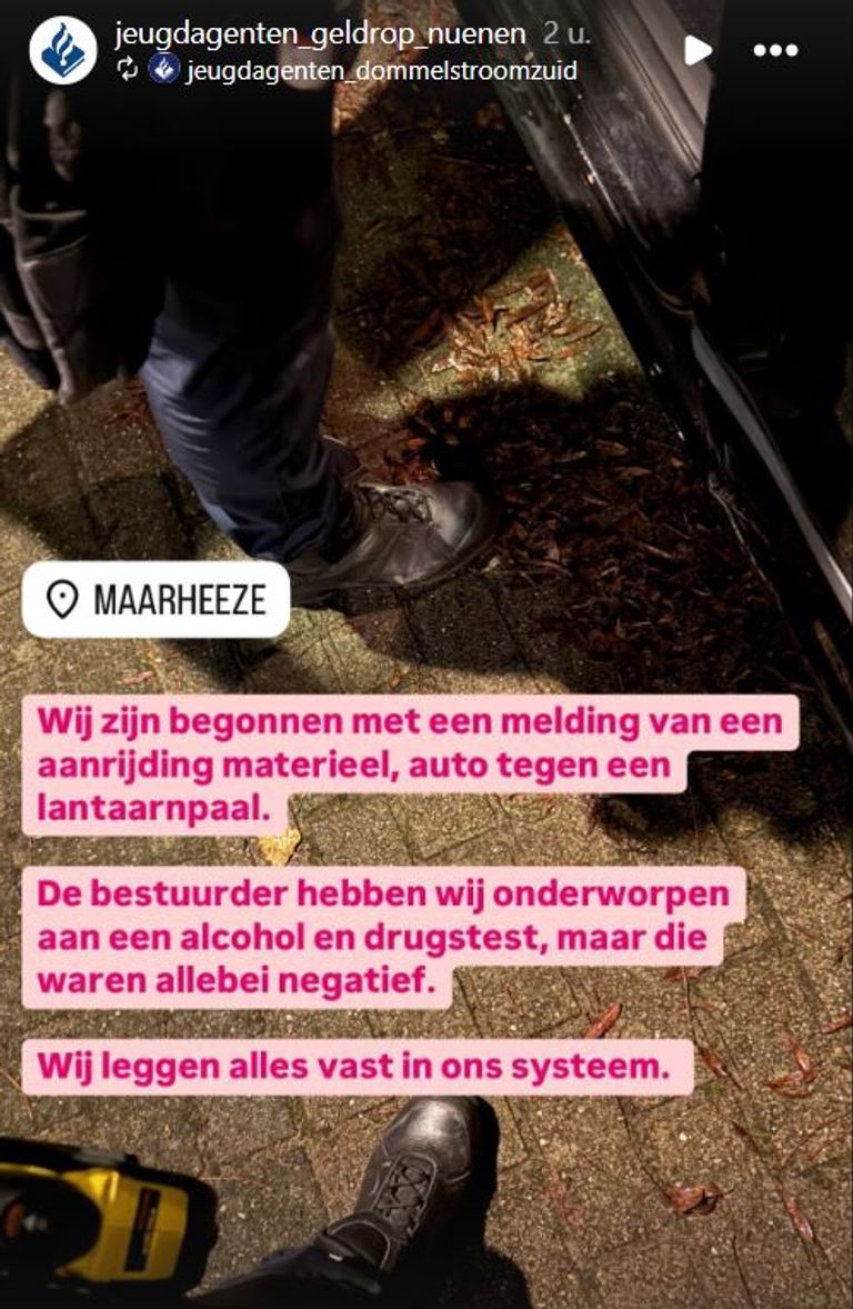 Foto: Instagram jeugdagenten Geldrop-Nuenen