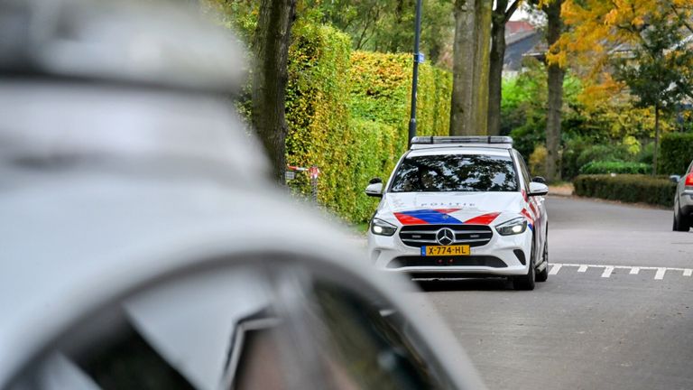 De politie was snel ter plaatse (foto: Tom van der Put/SQ Vision).