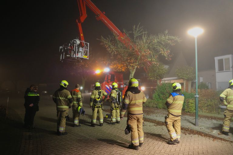 Grote inzet van de brandweer (foto: Sander van Gils/SQ Vision).