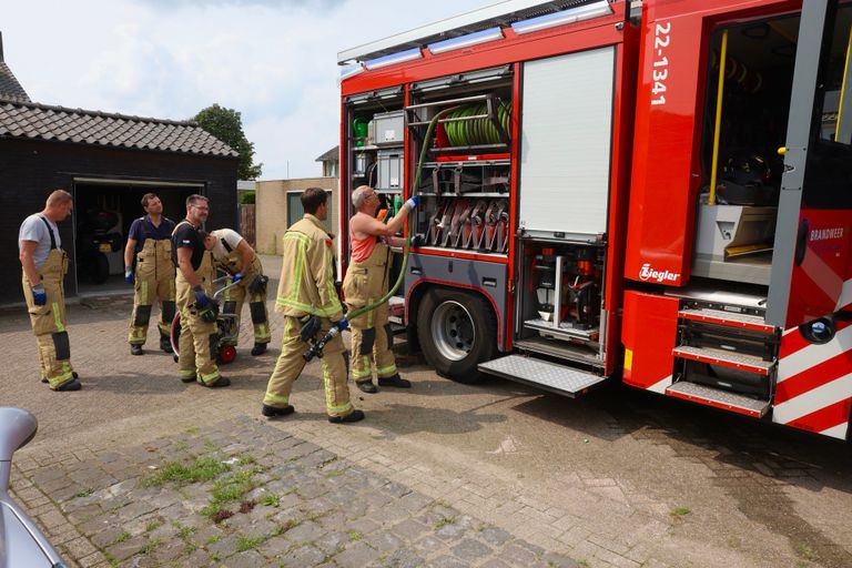 De brandweer hoefde niet echt veel te doen (foto: Sander van Gils/SQ Vision).