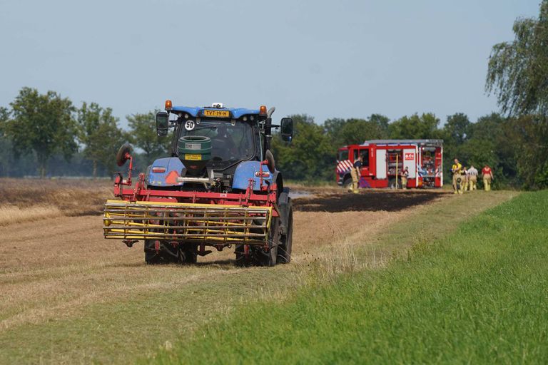 Een loonwerker bood hulp (foto: WdG/SQ Vision).