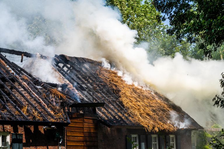 De schade was duidelijk zichtbaar (foto: Dave Hendriks/SQ Vision).