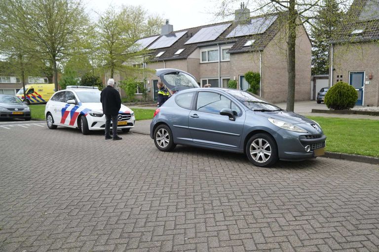 Het ongeluk gebeurde in de Graafschap Hornelaan in Budel (foto: WdG/SQ Vision).