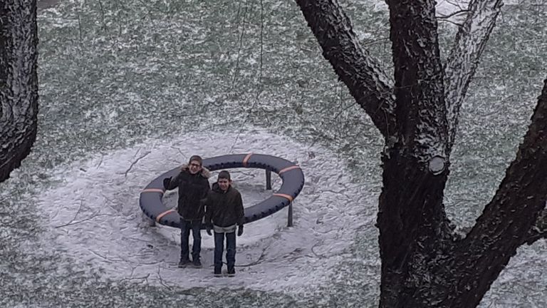 Sneeuw in Tilburg (foto: Pascal van Berkel).