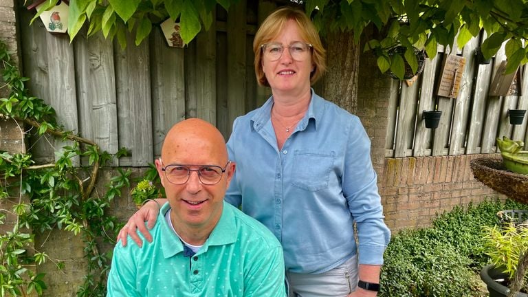 Edwin Donders en zijn vrouw Coline (foto: Tonnie Vossen)