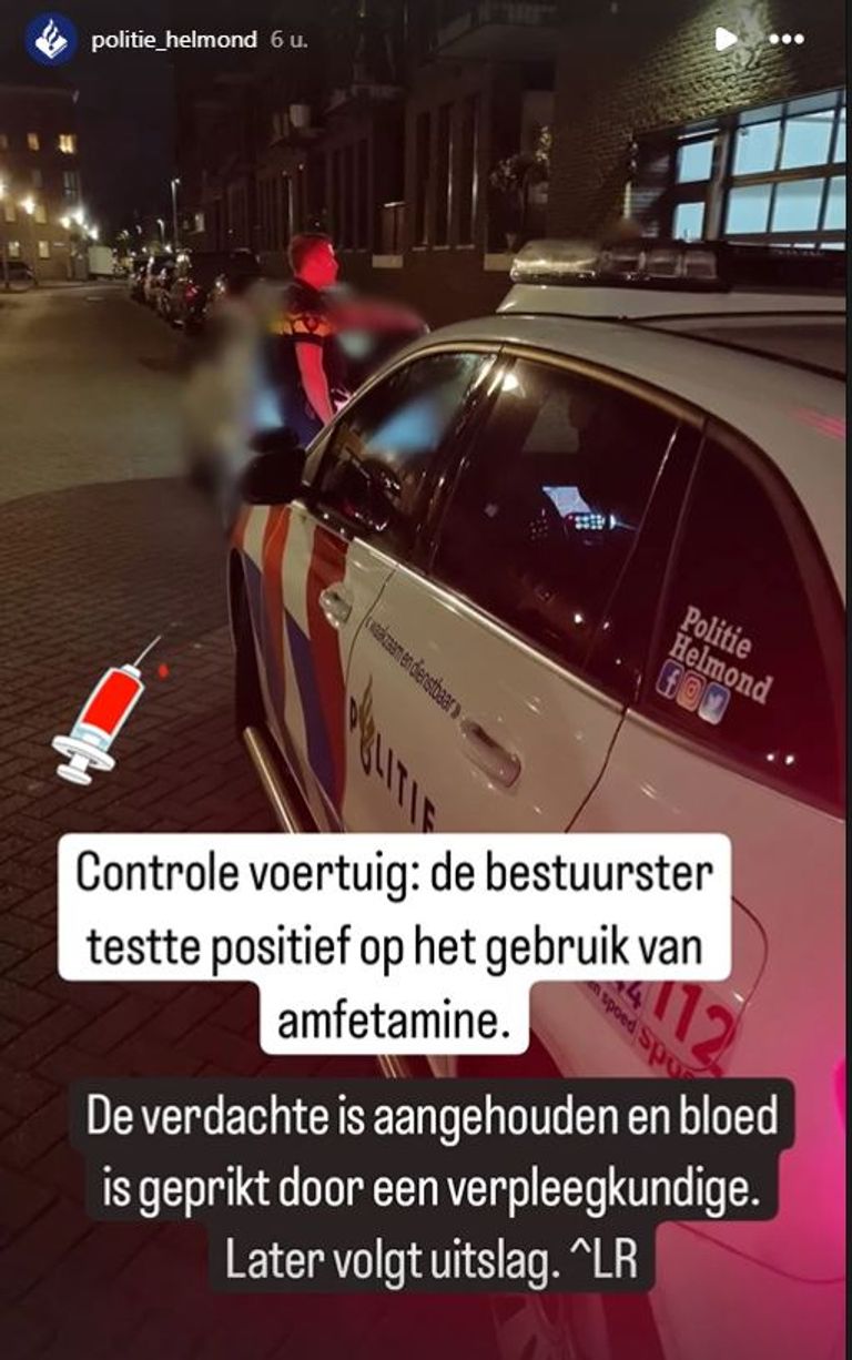 Foto: Instagram politie Helmond