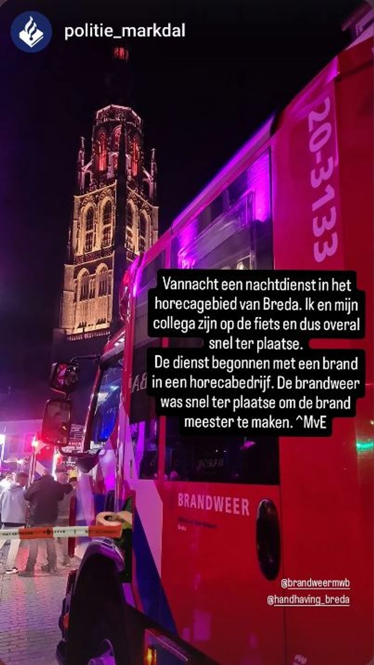 Foto: Instagram politie Markdal