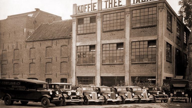 Het oude pand van Biggelaar koffie in het centrum van Roosendaal.