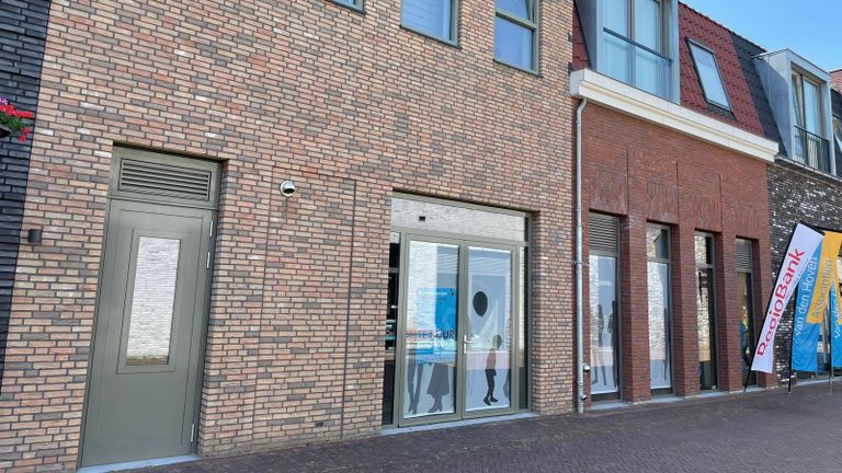 De locatie in Berkel-Enschot waar een coffeeshop moet komen.