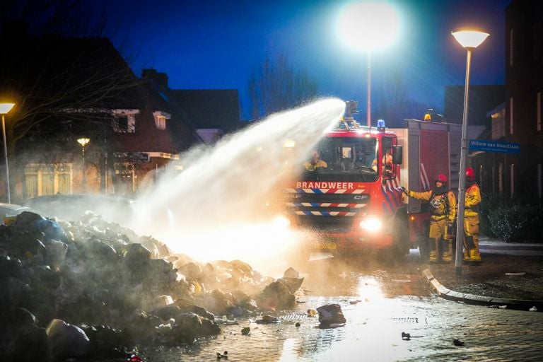 Met een bluskanon was de klus zo geklaard (foto: SQ Vision).