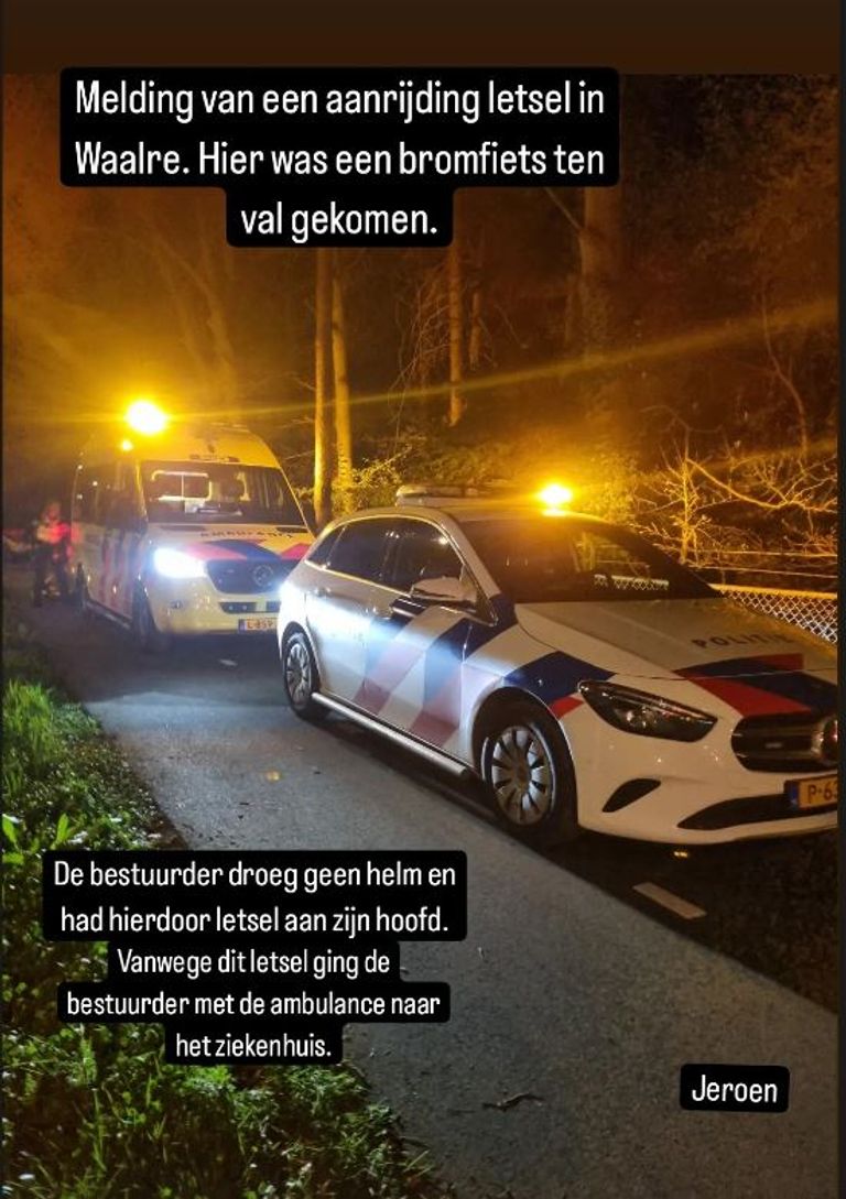 Foto: Instagram politie Cranendonck-Heeze-Leende