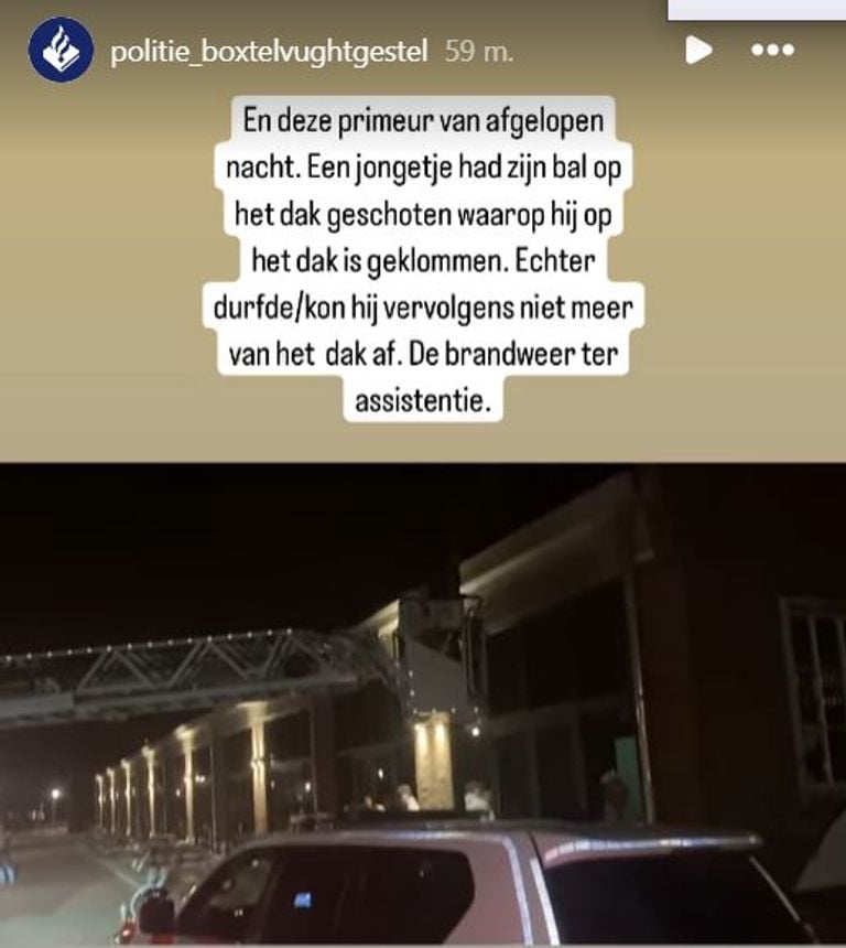 Foto: Instagram politie Boxtel-Vught-Gestel