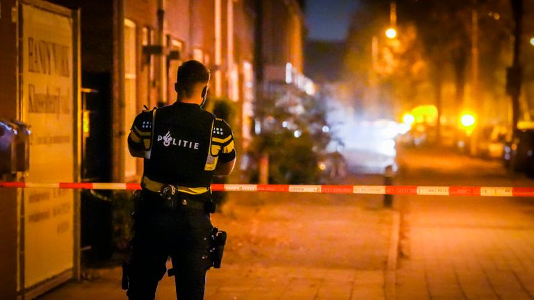 De explosie in Eindhoven vond rond kwart voor vier vrijdagnacht plaats (foto: SQ Vision).
