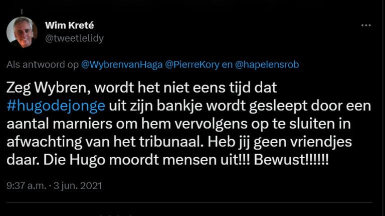 Wim Kreté op Twitter.