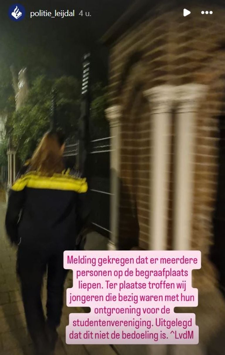 Foto: Instagram politie Leijdal