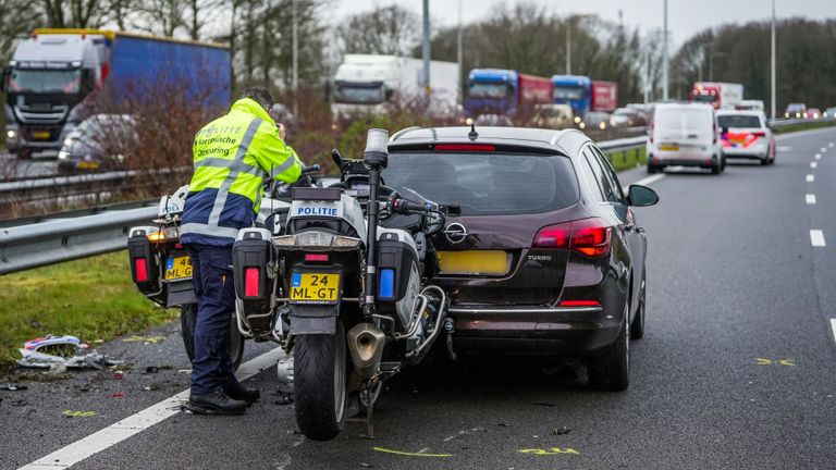 Ander betrokken voertuig bij het ongeluk (foto: SQ Vision)