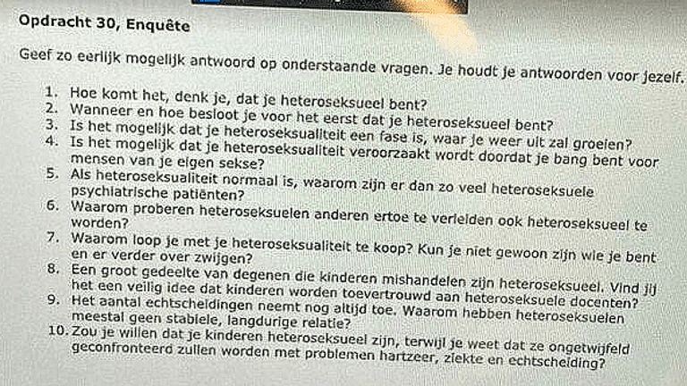 De bewuste opdracht.