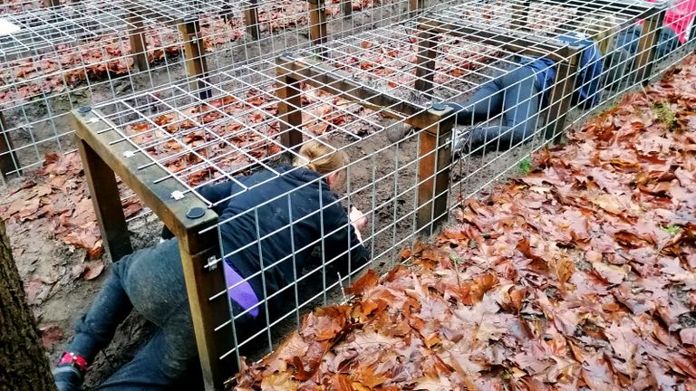 Jongeren tussen de dertien en zeventien jaar worden vier dagen getraind. 