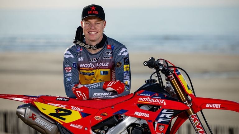 Strandracer Lars van Berkel uit Veghel (foto: MX July).