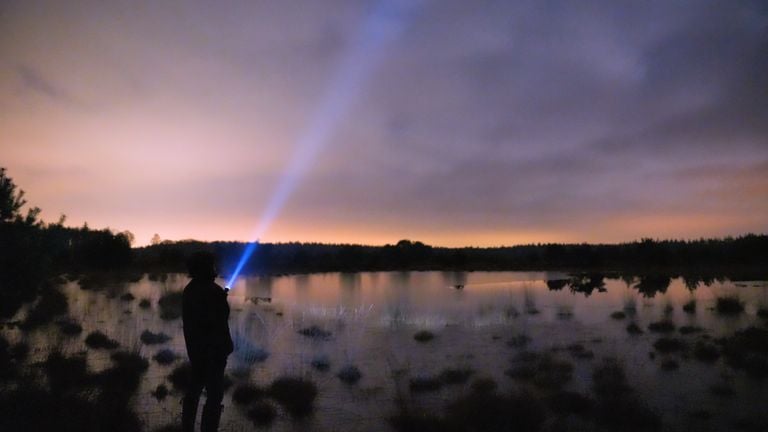 Northern lights near Lindi (Photo: Eric van Asten).